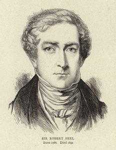 Sir Robert Peel by English School